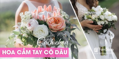 Cách chọn hoa cầm tay cô dâu