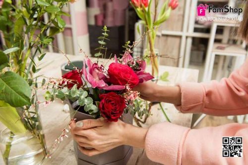 Cửa hàng hoa tươi tại Hà Nội