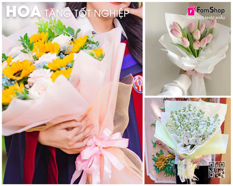 Hoa tặng tốt nghiệp