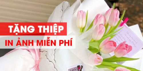Khuyến mãi khi đặt bó hoa tại FamShop
